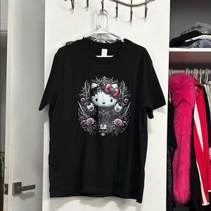 Black Graphic Women T-Shirt